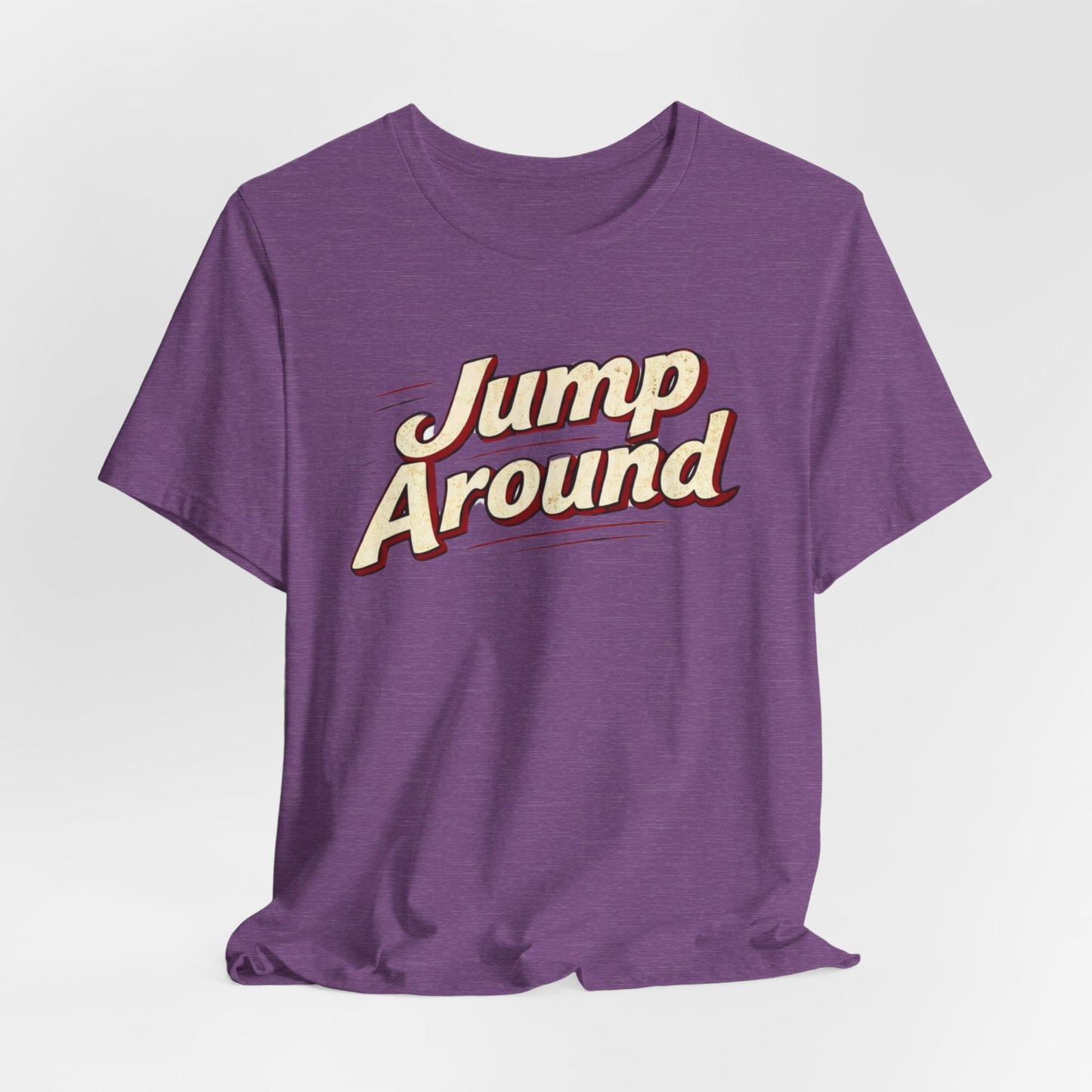 Jump Around Vintage Graphic Tee — Retro Dance Party JERSEY T‑Shirt MADISON
