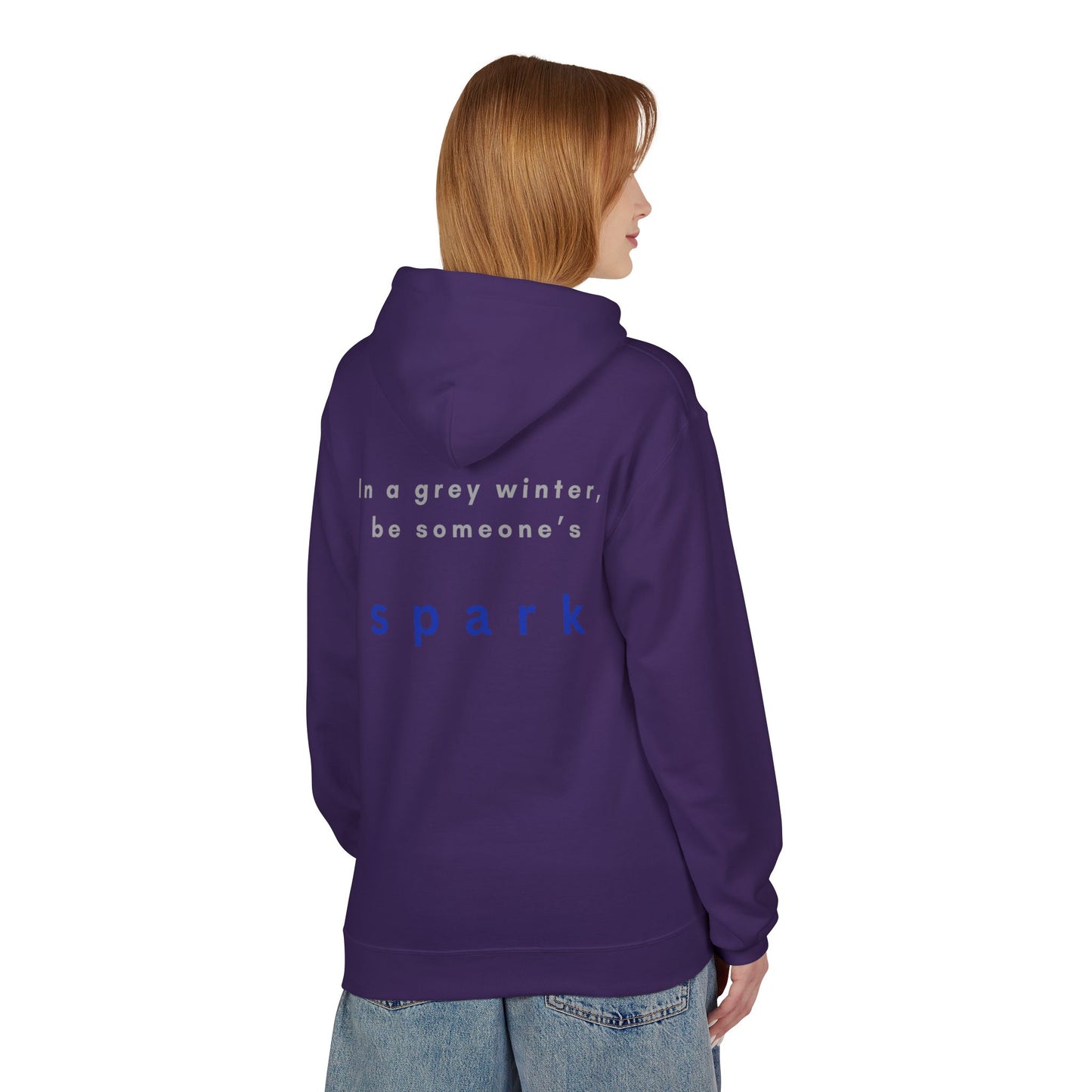 Cozy Nature-Inspired Fleece Hoodie | Inspirational Winter Apparel | True North
