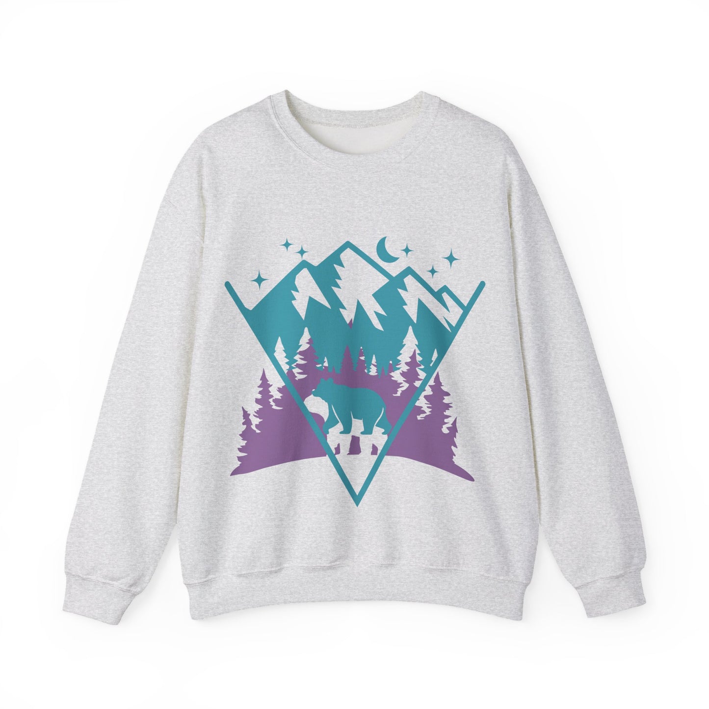 Mountain Adventure Crewneck Sweatshirt | Cozy Outdoor Pullove | True North