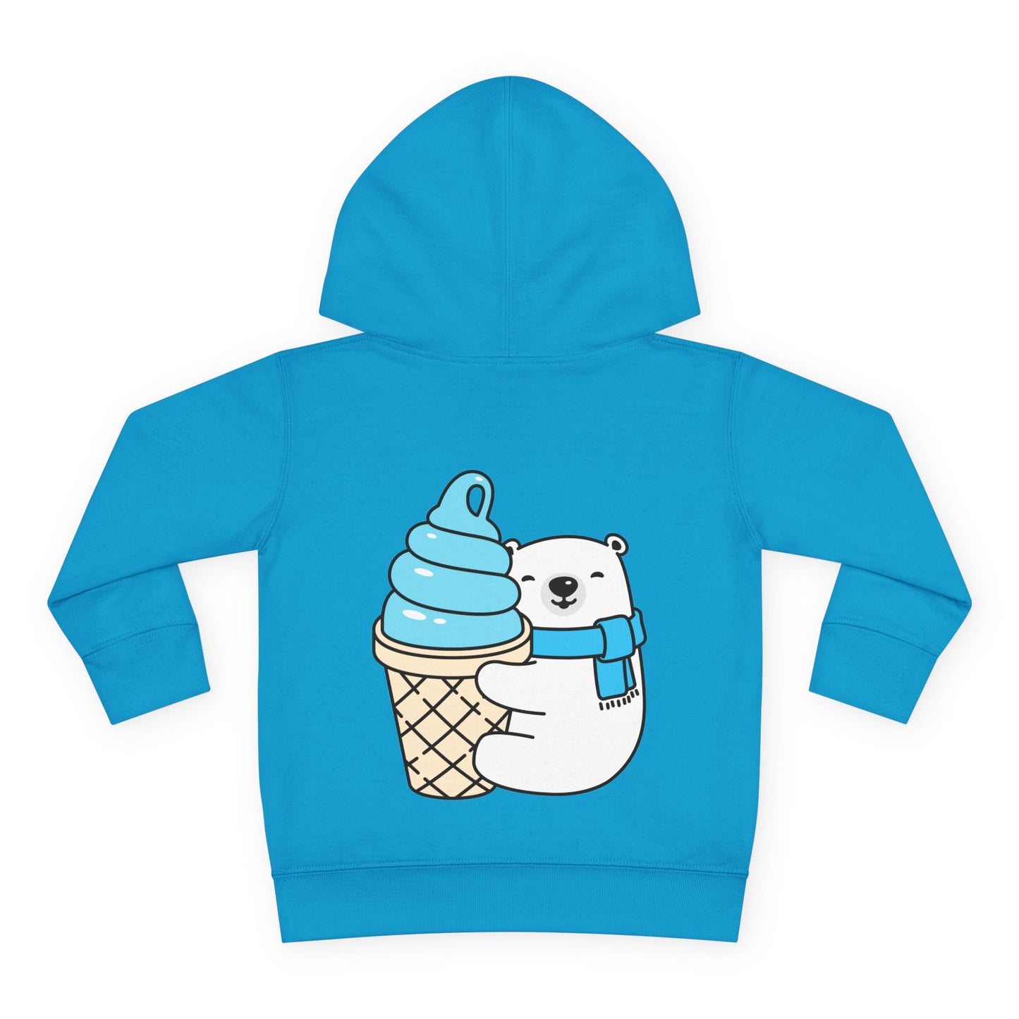 Cute Bear Toddler Hoodie | Fleece Pullover for Kids | True North