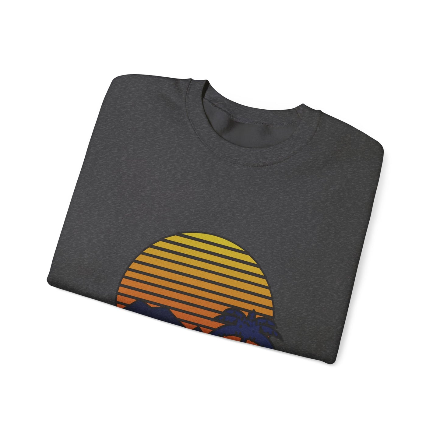 Retro Sunset Adventure Crewneck Sweatshirt | Road Trips | True North