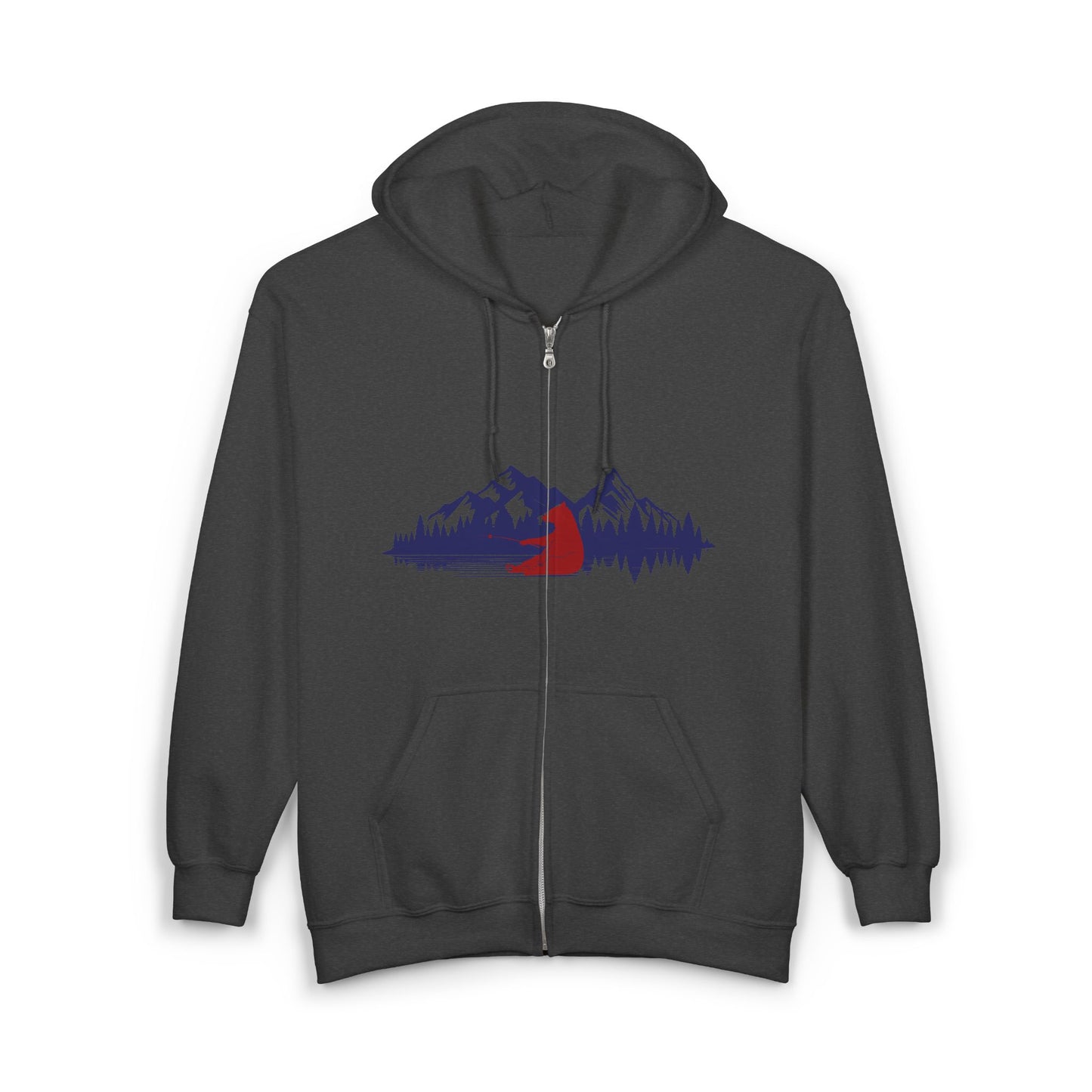 Heavy Blend Full Zip Hooded Sweatshirt | Cozy Layer for Outdoors Adventures | True North
