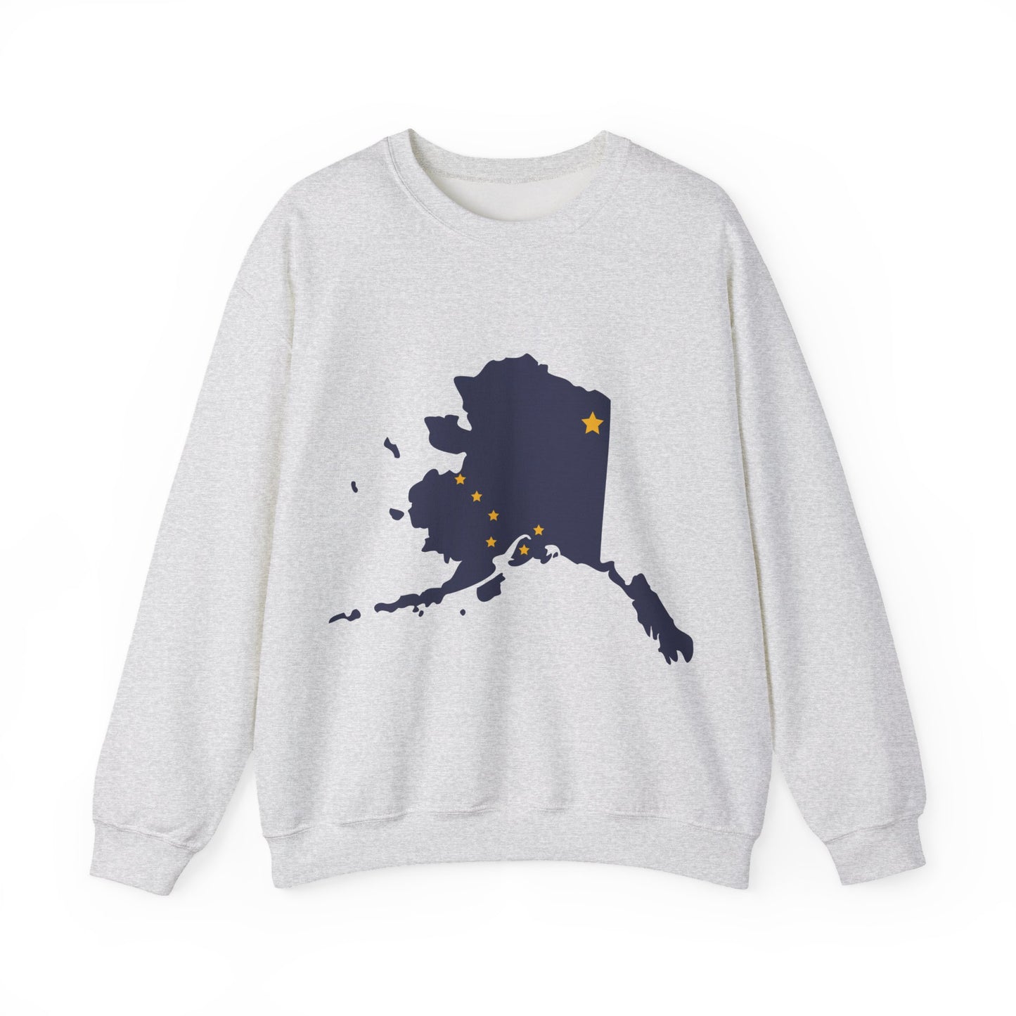 Alaska Map Crewneck Sweatshirt | Cozy Souvenir Pullover | True North