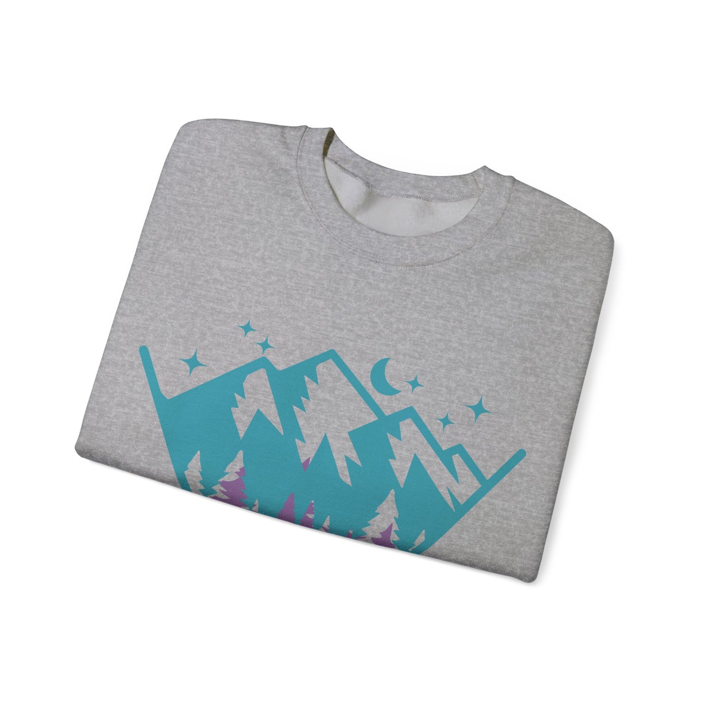 Mountain Adventure Crewneck Sweatshirt | Cozy Outdoor Pullove | True North