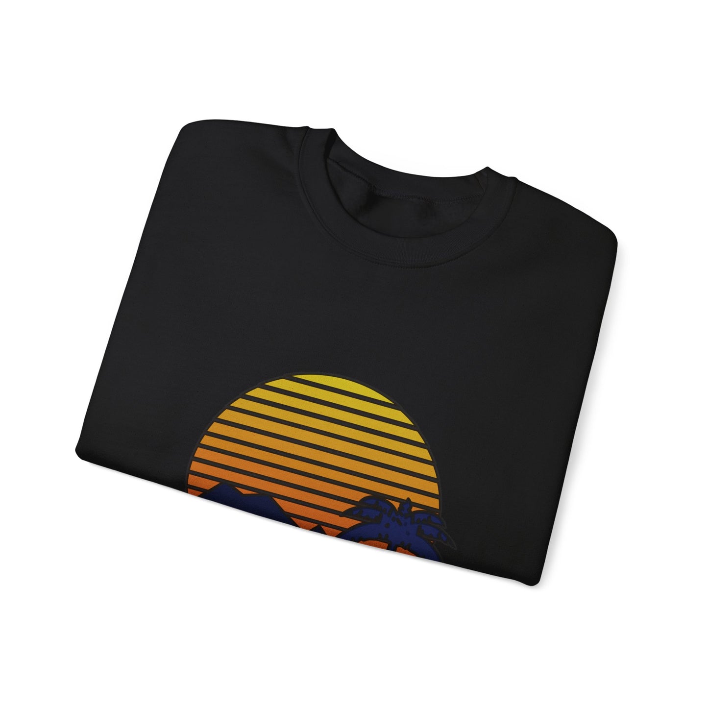 Retro Sunset Adventure Crewneck Sweatshirt | Road Trips | True North