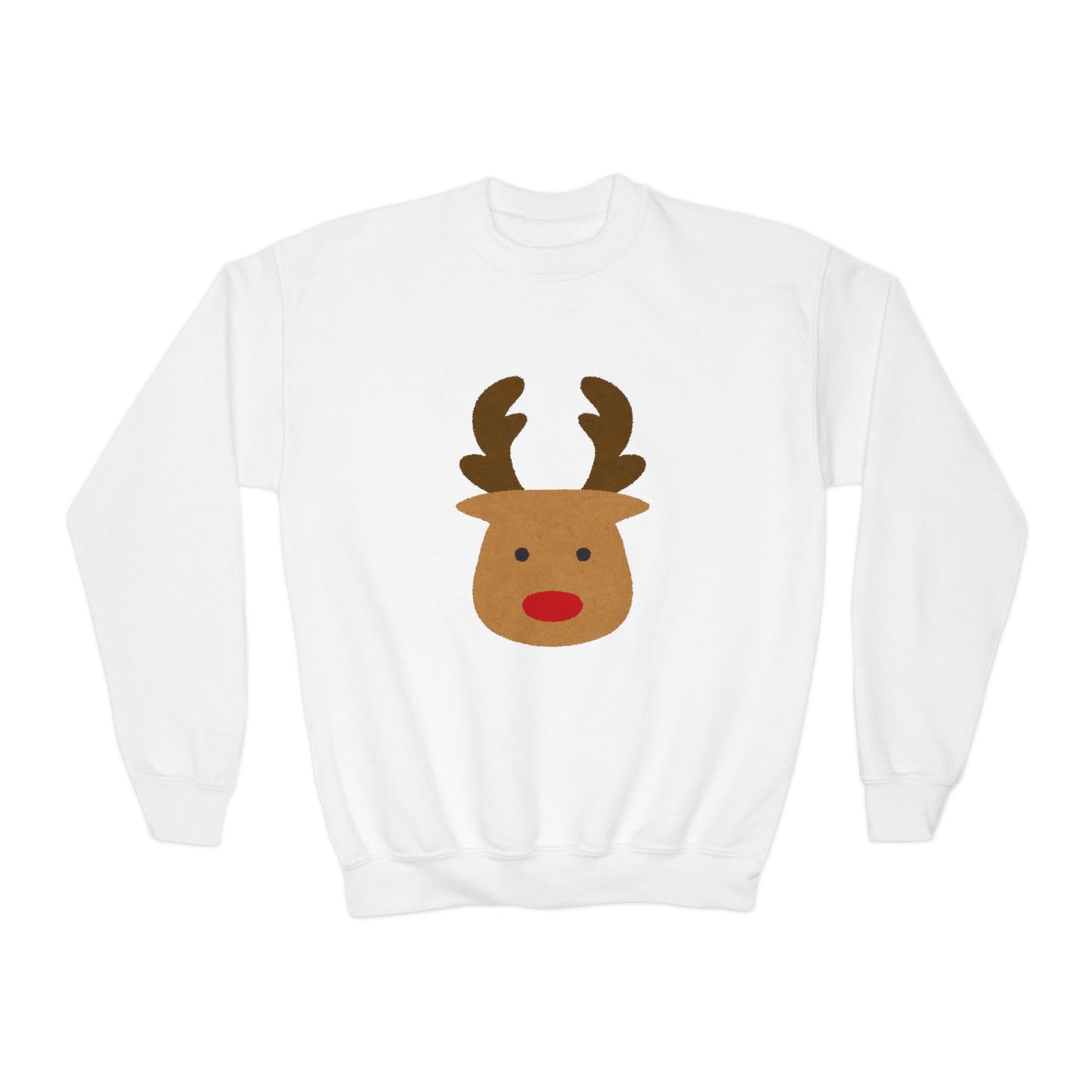 Youth Reindeer Crewneck Sweatshirt | Cozy Winter Fun | True North