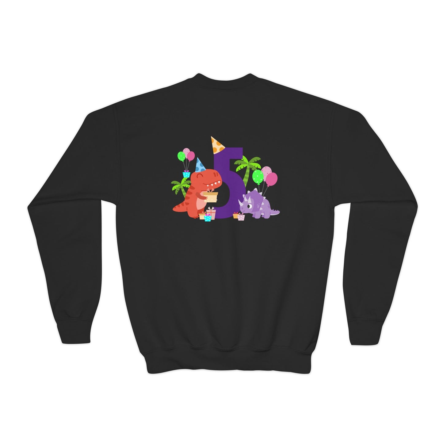 Colorful Fun Numbers and Dinosaurs Sweatshirt| Easygoing Style | True North