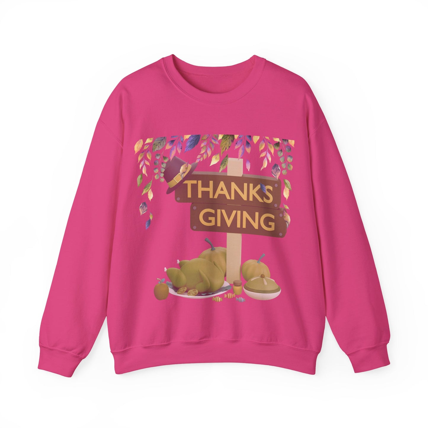 Thanksgiving Vibes Crewneck Sweatshirt | Thanksgiving Sweater | True North
