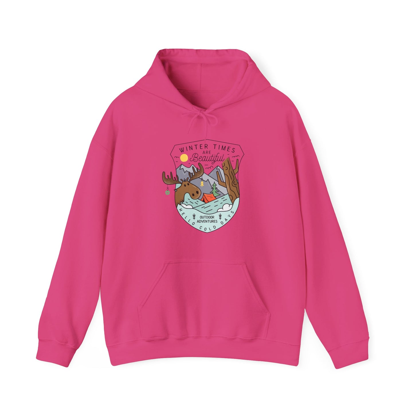 Cozy Outdoor Adventure Hoodie | Winter Activities Sweatshirt | True North