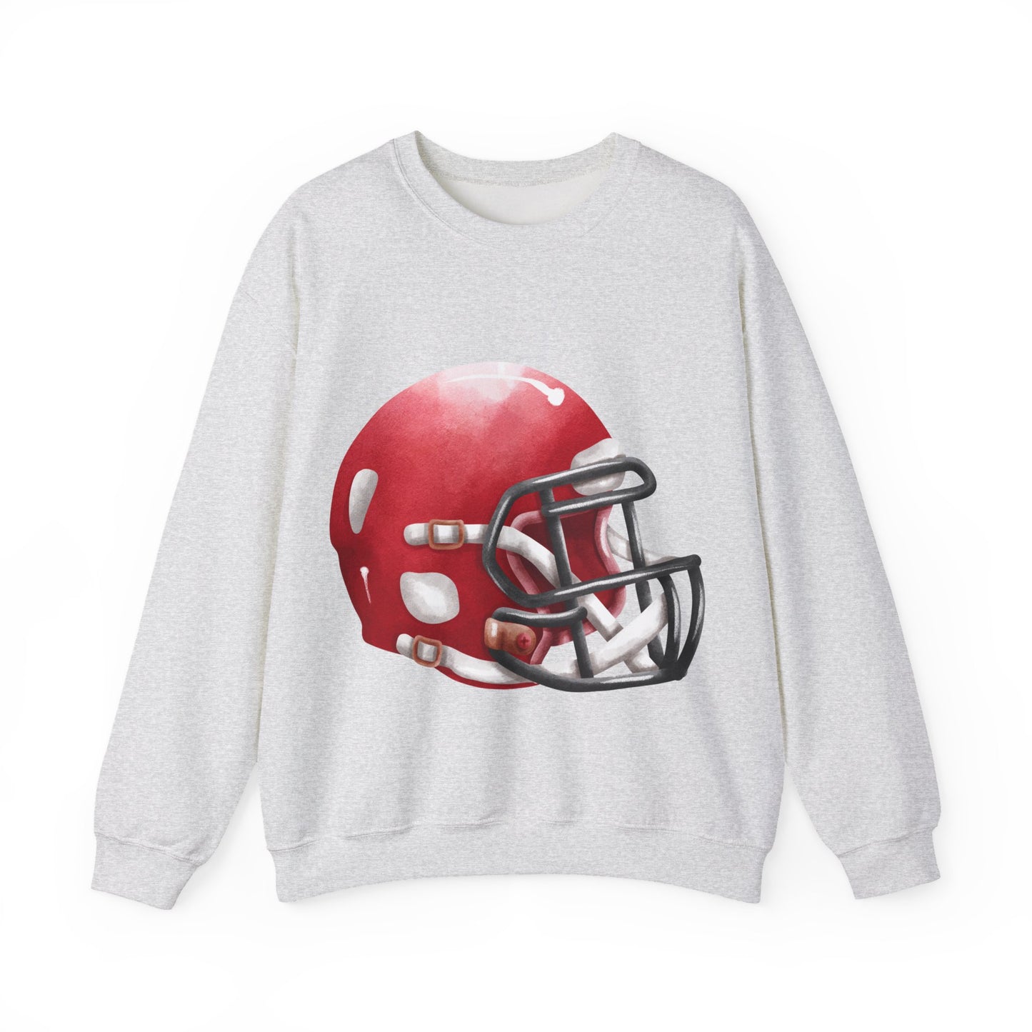 Football Helmet Crewneck Sweatshirt | Athletes and Game Day | True North