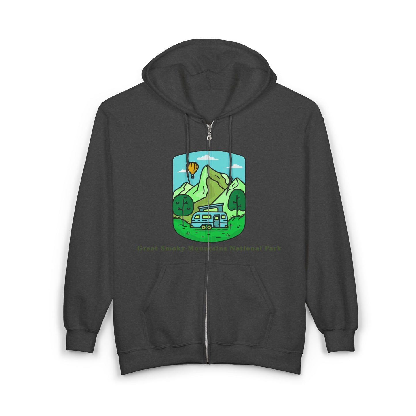 Great Smoky Mountains Zip Hoodie | National Park Adventure Wear | True North