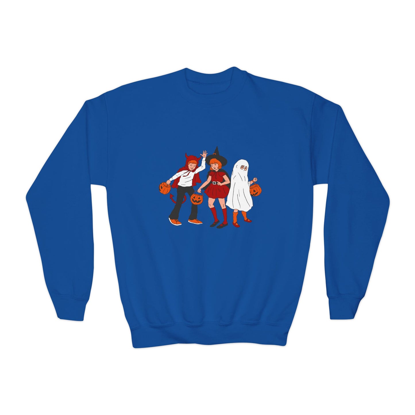 Halloween Kids Crewneck Sweatshirt | Spooky Season Gift | True North