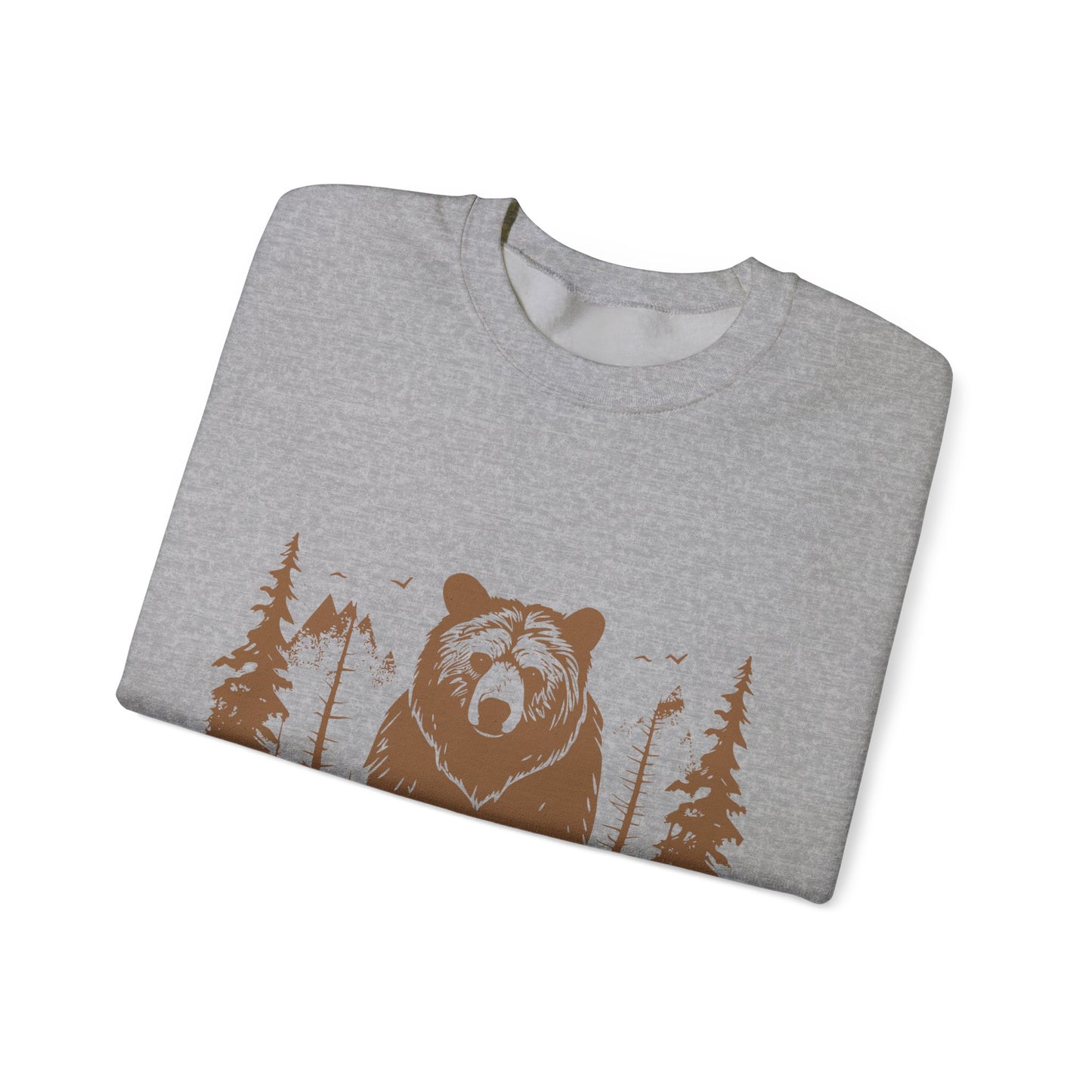 Cozy Bear Print Crewneck Sweatshirt | Outdoor Adventures | True North