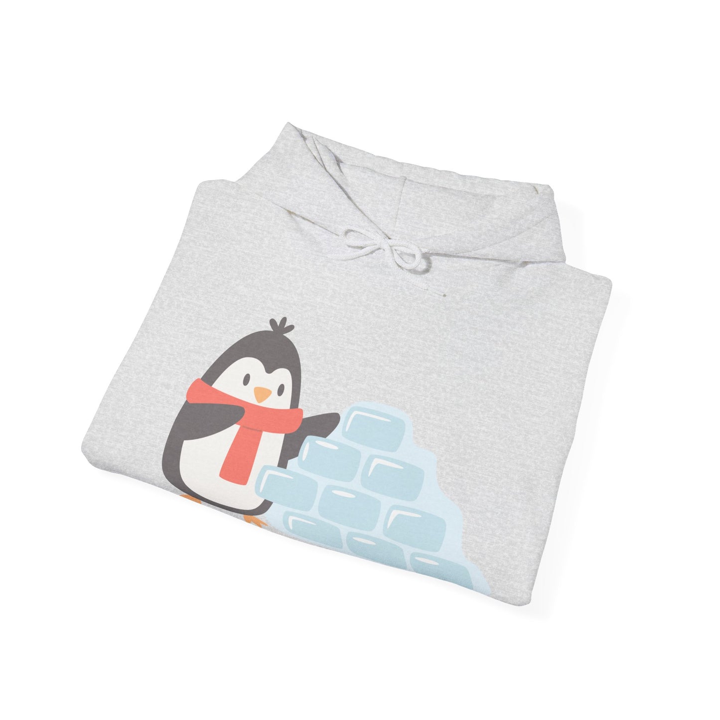 Cozy Penguin Hoodie | Winter Sweatshirt with Cute Holiday Theme | True North