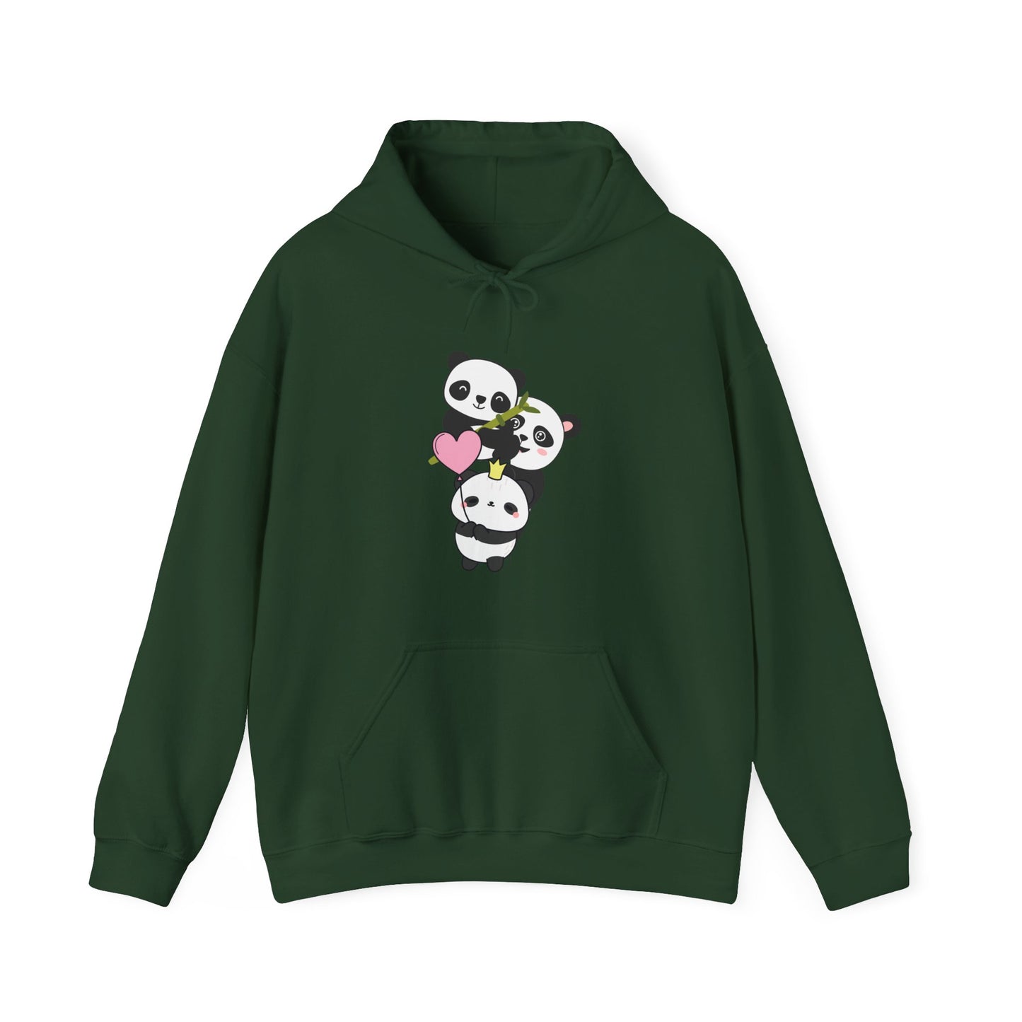 Panda Love Hoodie | Cozy Zip Panda Apparel | True North