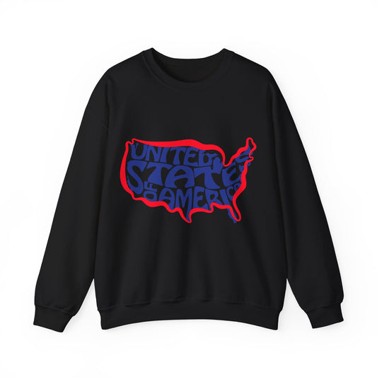 USA Map Crewneck Sweatshirt | True North