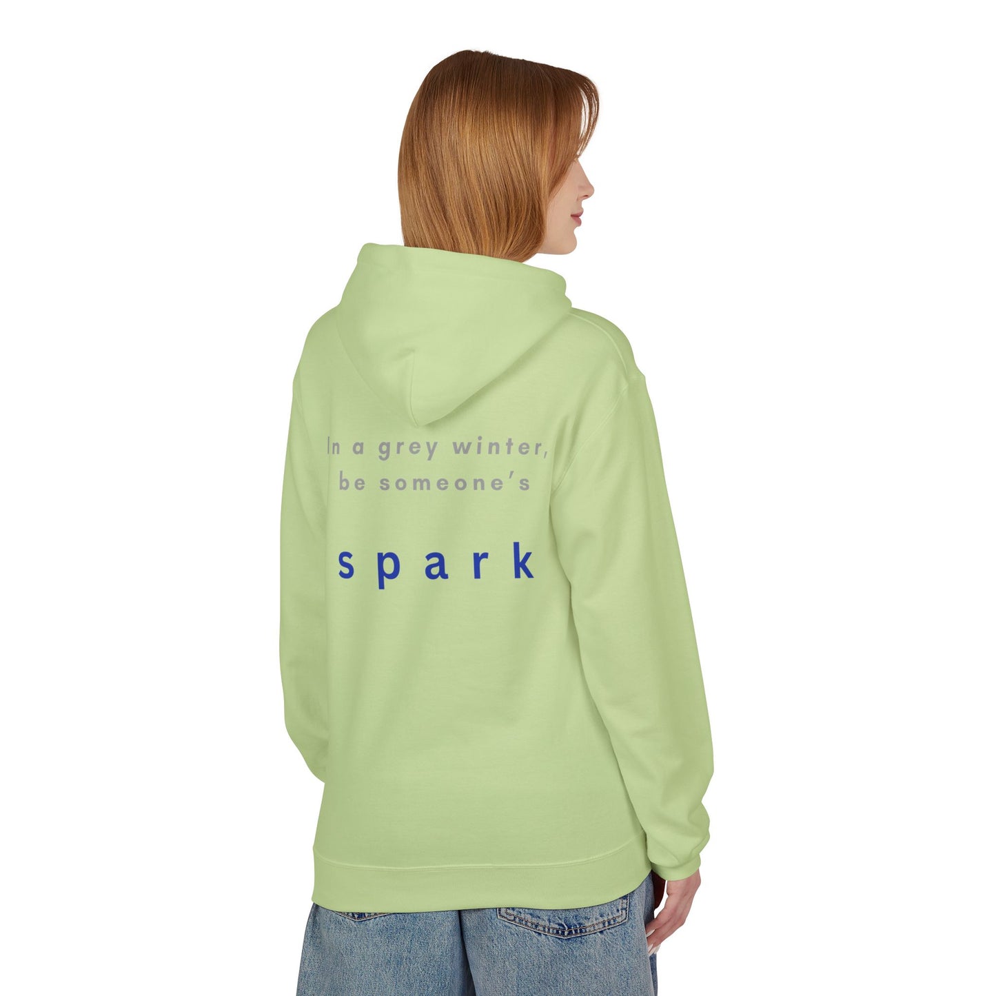 Cozy Nature-Inspired Fleece Hoodie | Inspirational Winter Apparel | True North