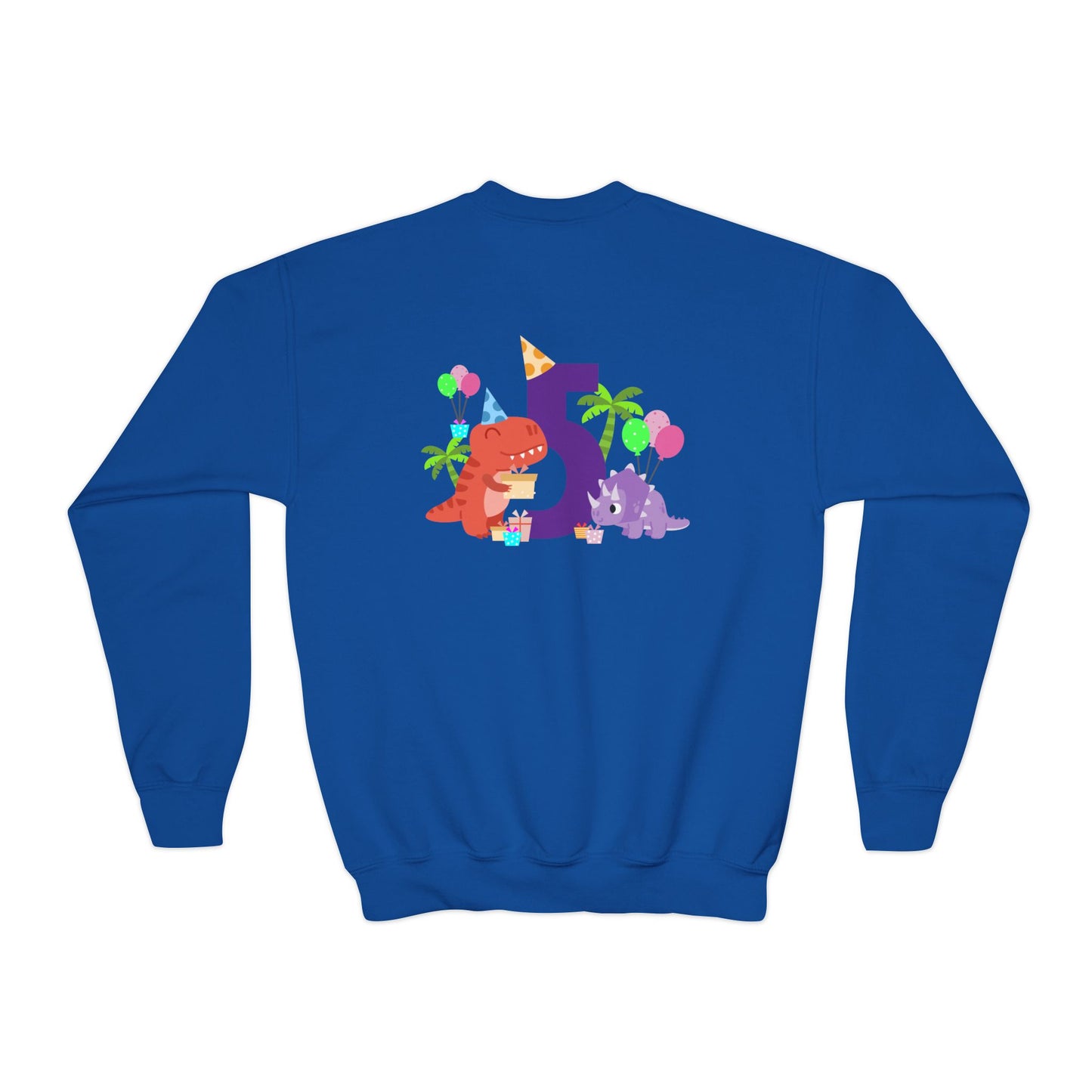 Colorful Fun Numbers and Dinosaurs Sweatshirt| Easygoing Style | True North
