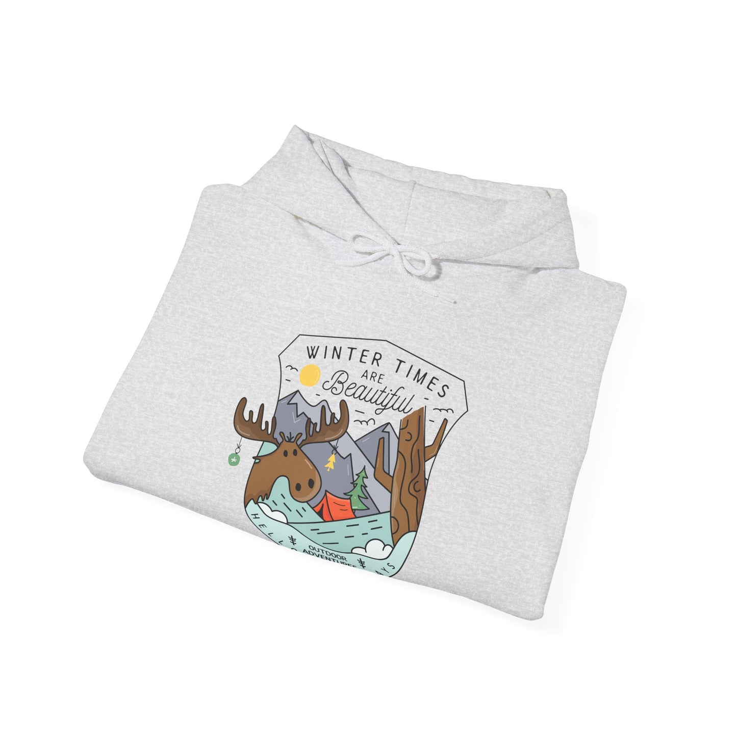 Cozy Outdoor Adventure Hoodie | Winter Activities Sweatshirt | True North