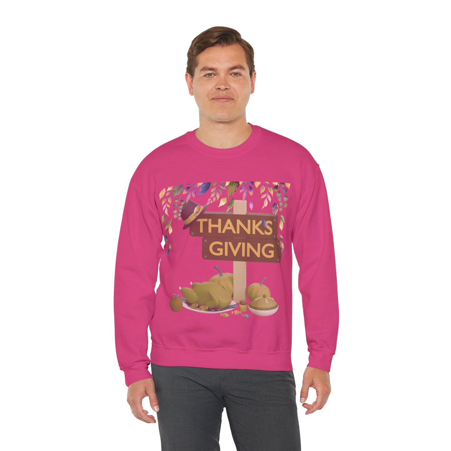 Thanksgiving Vibes Crewneck Sweatshirt | Thanksgiving Sweater | True North