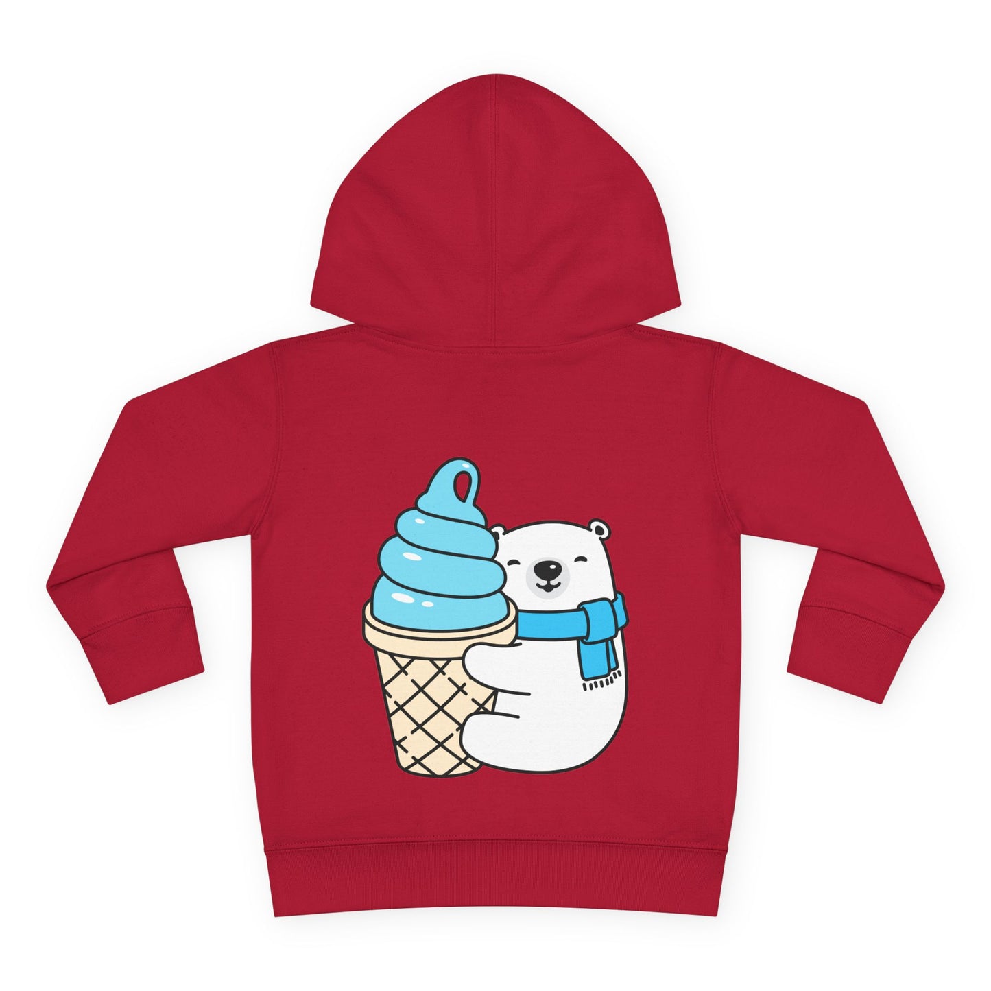 Cute Bear Toddler Hoodie | Fleece Pullover for Kids | True North