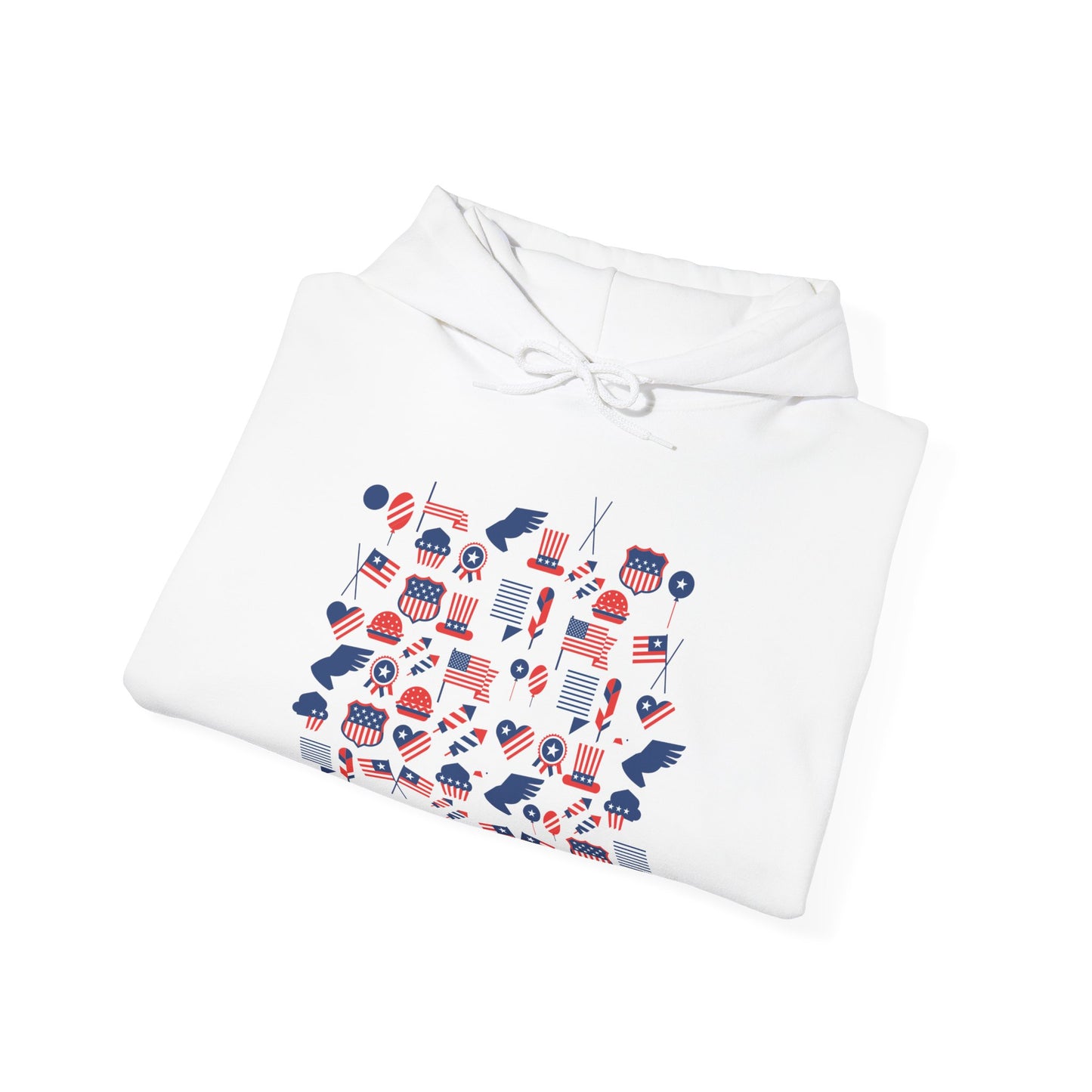 Patriotic Hooded Sweatshirt | USA-Themed Cozy Layer | True North