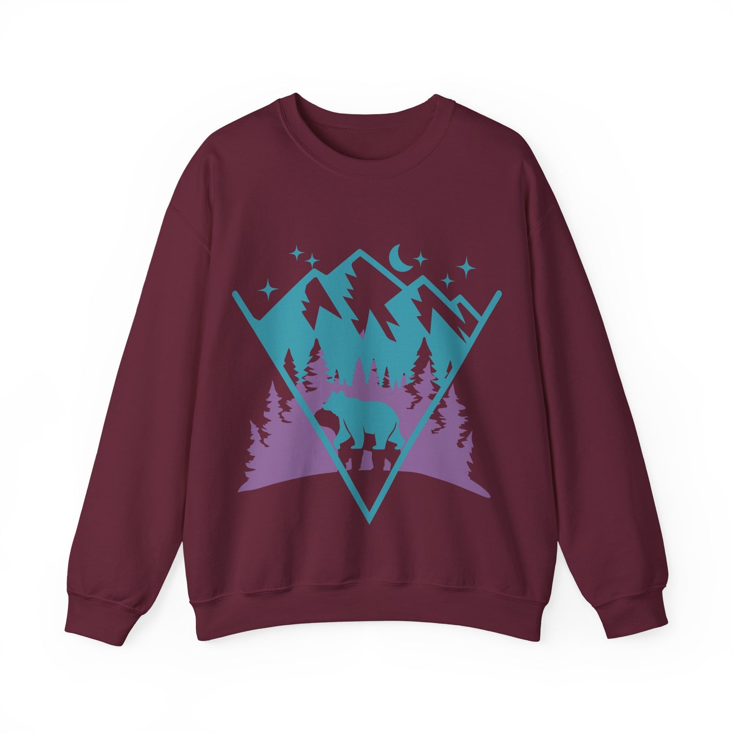 Mountain Adventure Crewneck Sweatshirt | Cozy Outdoor Pullove | True North
