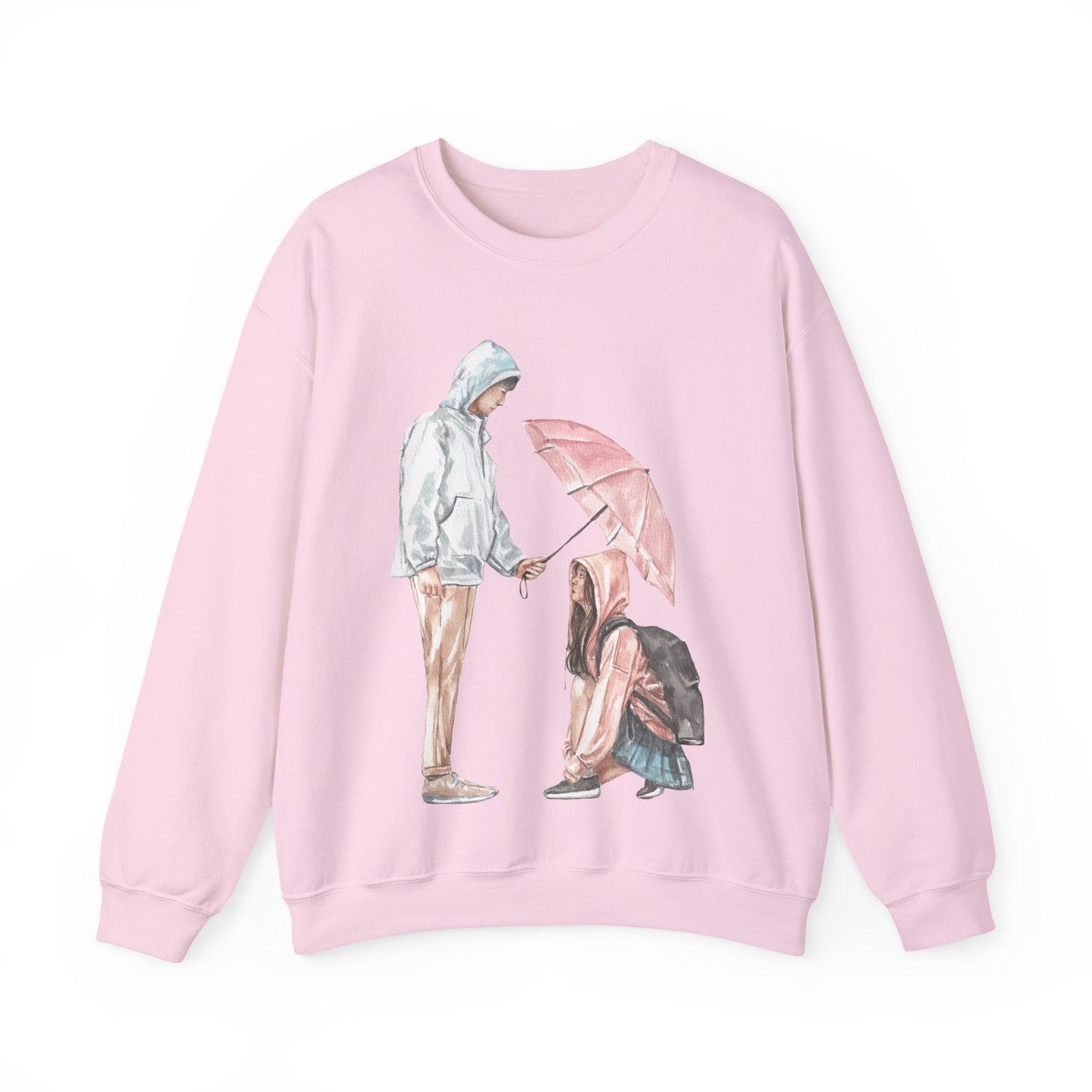 Embracing Love Crewneck Sweatshirt | Cozy Pullover for Couples | True North