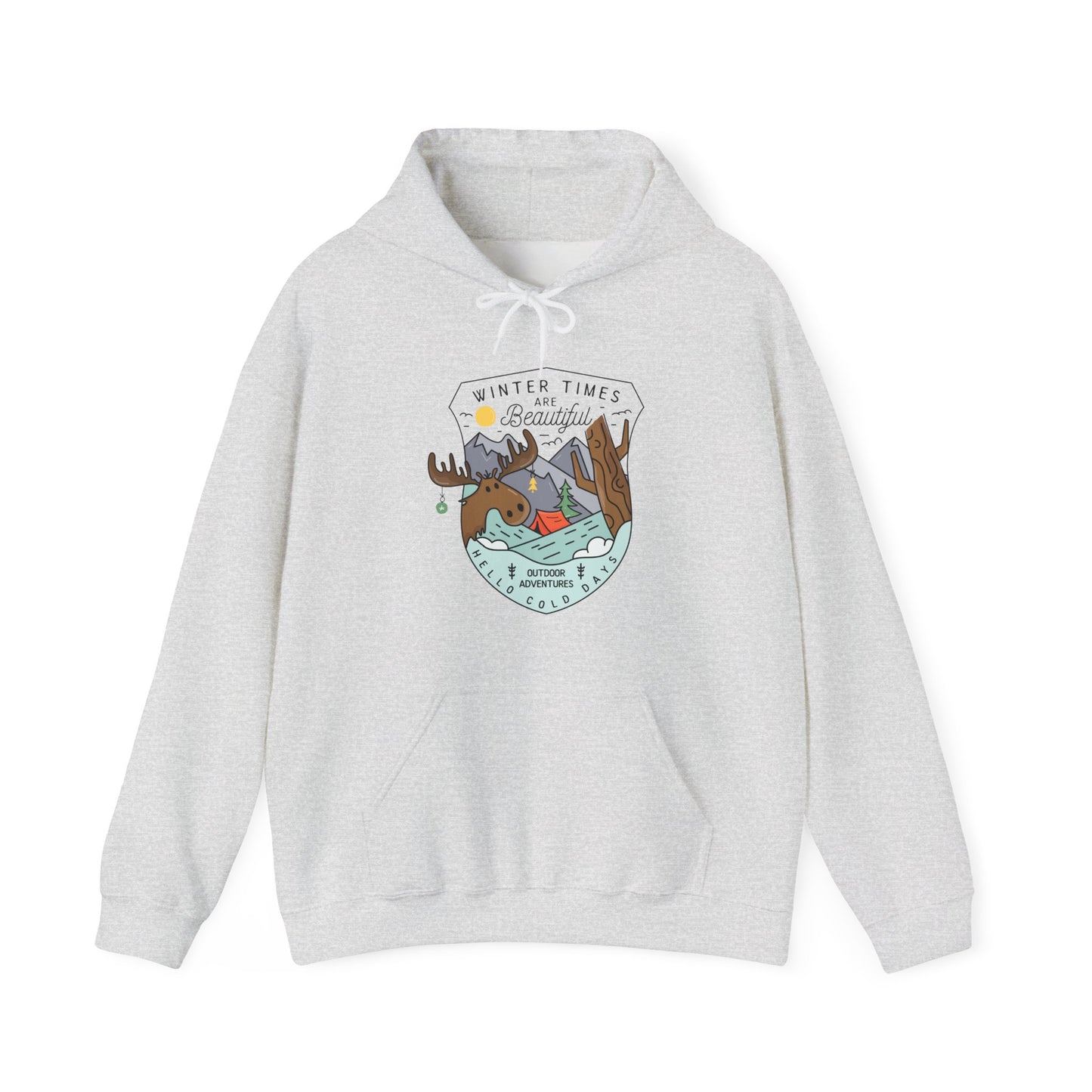 Cozy Outdoor Adventure Hoodie | Winter Activities Sweatshirt | True North