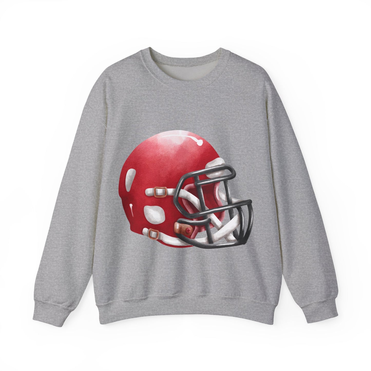 Football Helmet Crewneck Sweatshirt | Athletes and Game Day | True North