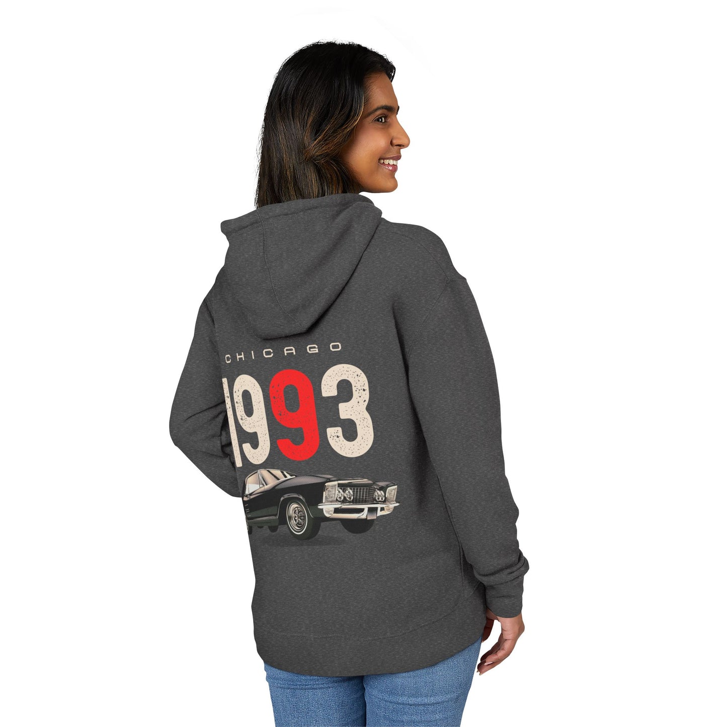 Vintage 1993 Chicago Car Hoodie | Retro Automotive Sweatshirt | True North