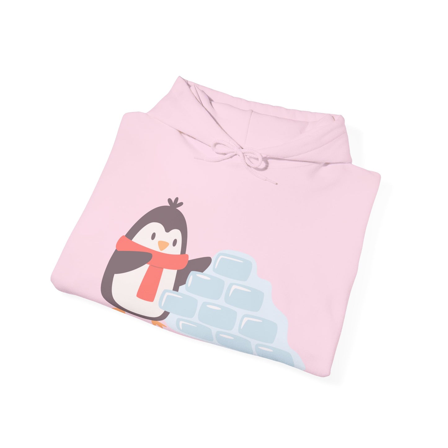 Cozy Penguin Hoodie | Winter Sweatshirt with Cute Holiday Theme | True North