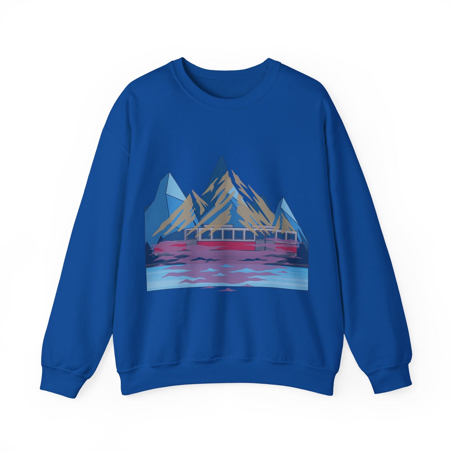 Mountain Reflection Crewneck Sweatshirt | Adventure and Nature Lovers | True North