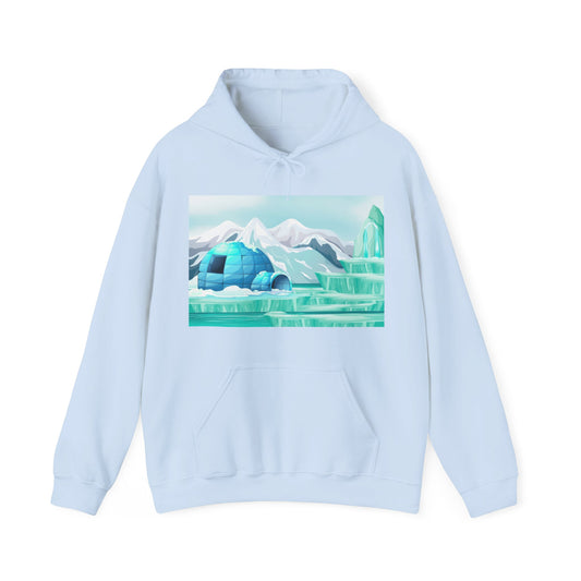 Chilly Winter Igloo Adventure Unisex Hoodie | Outdoor Lovers | True North