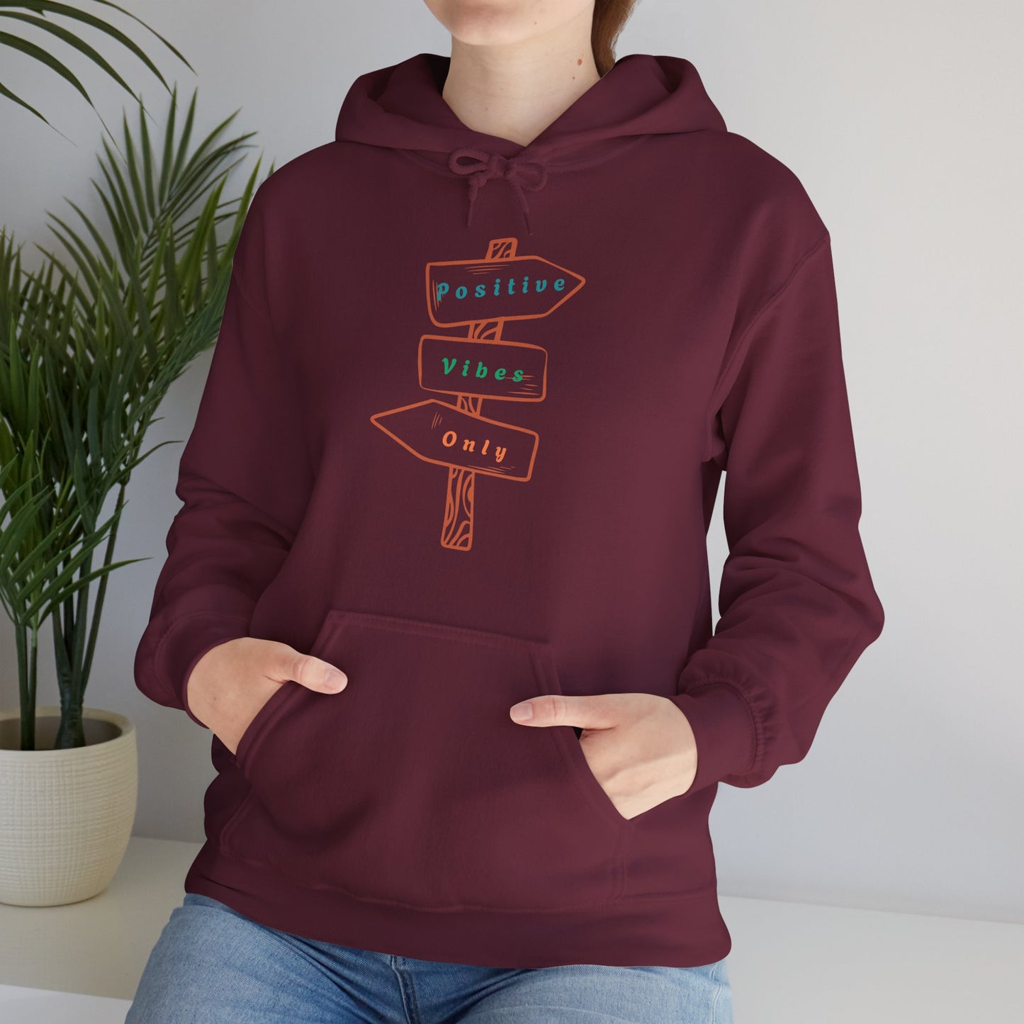 Positive Vibes Hooded Sweatshirt | True North