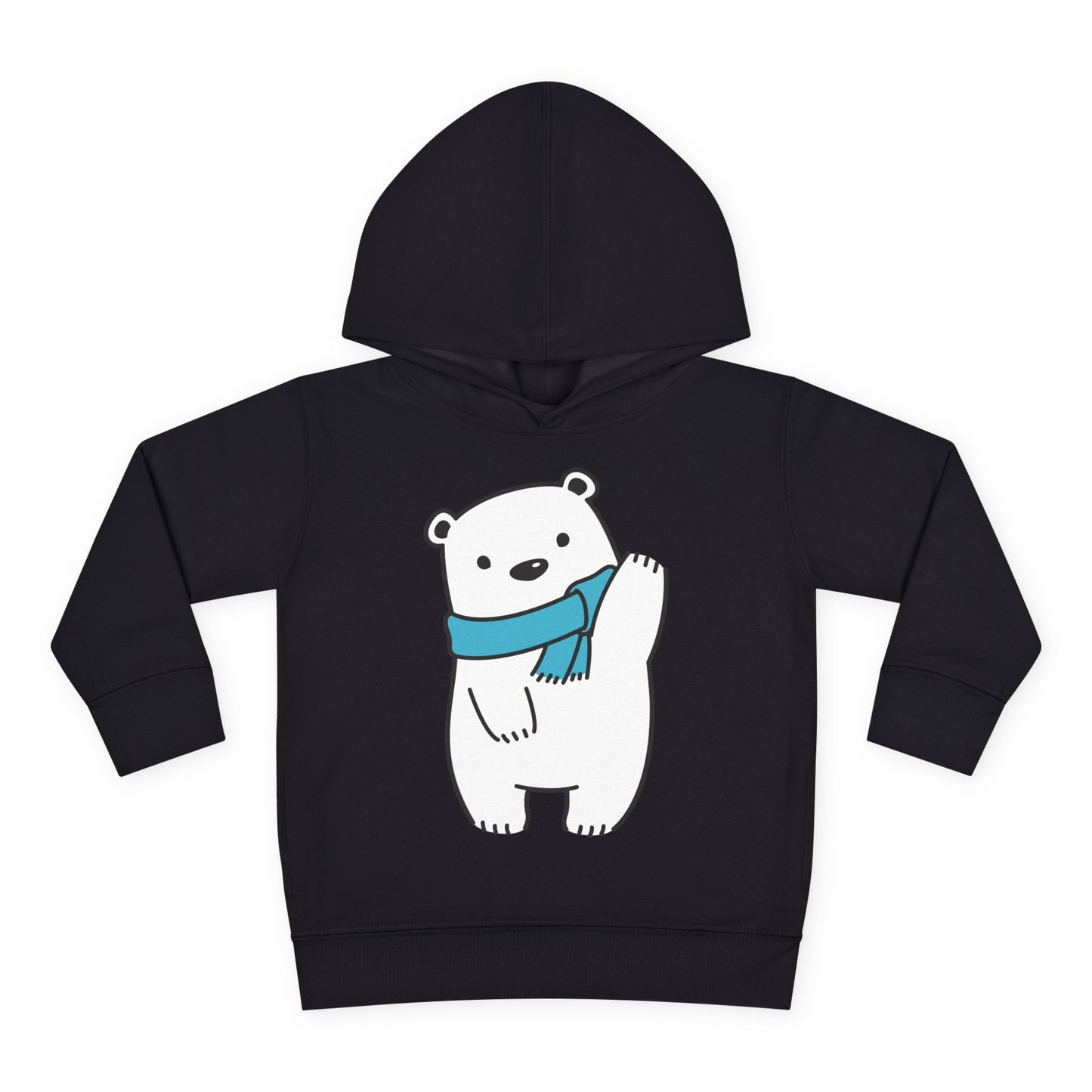 Cute Bear Toddler Hoodie | Fleece Pullover for Kids | True North