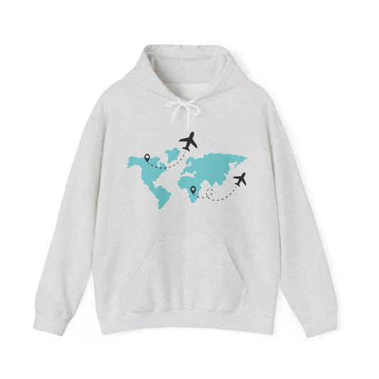 Travel Lover's Map Hoodie | True North