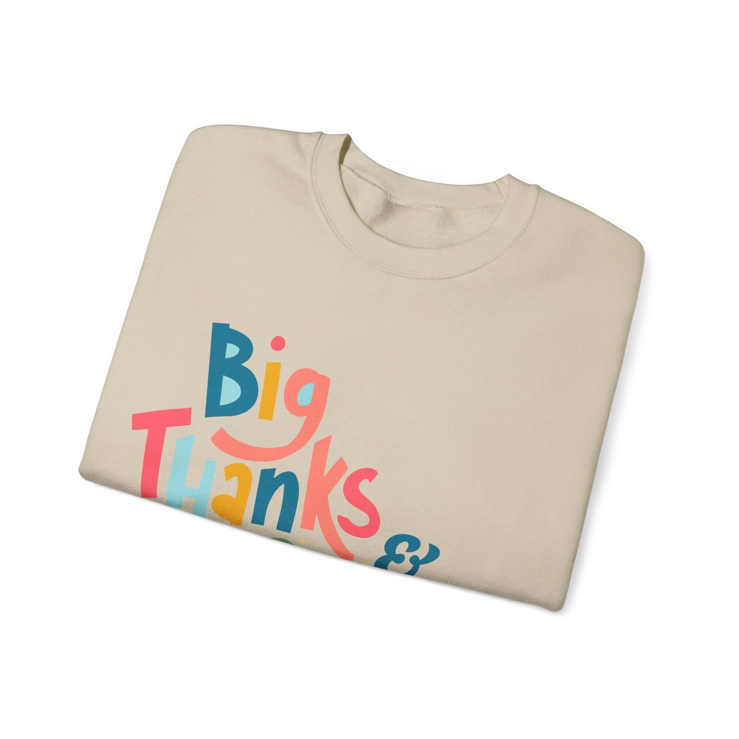 Big Thanks & Positive Vibes Crewneck Sweatshirt | True North