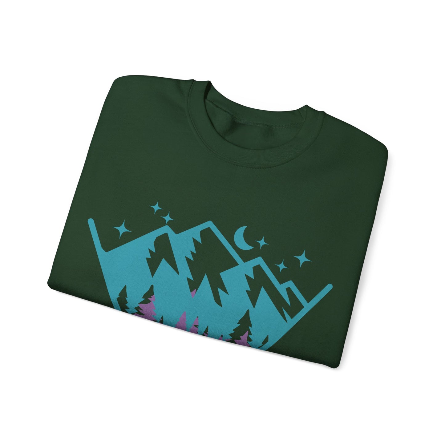 Mountain Adventure Crewneck Sweatshirt | Cozy Outdoor Pullove | True North