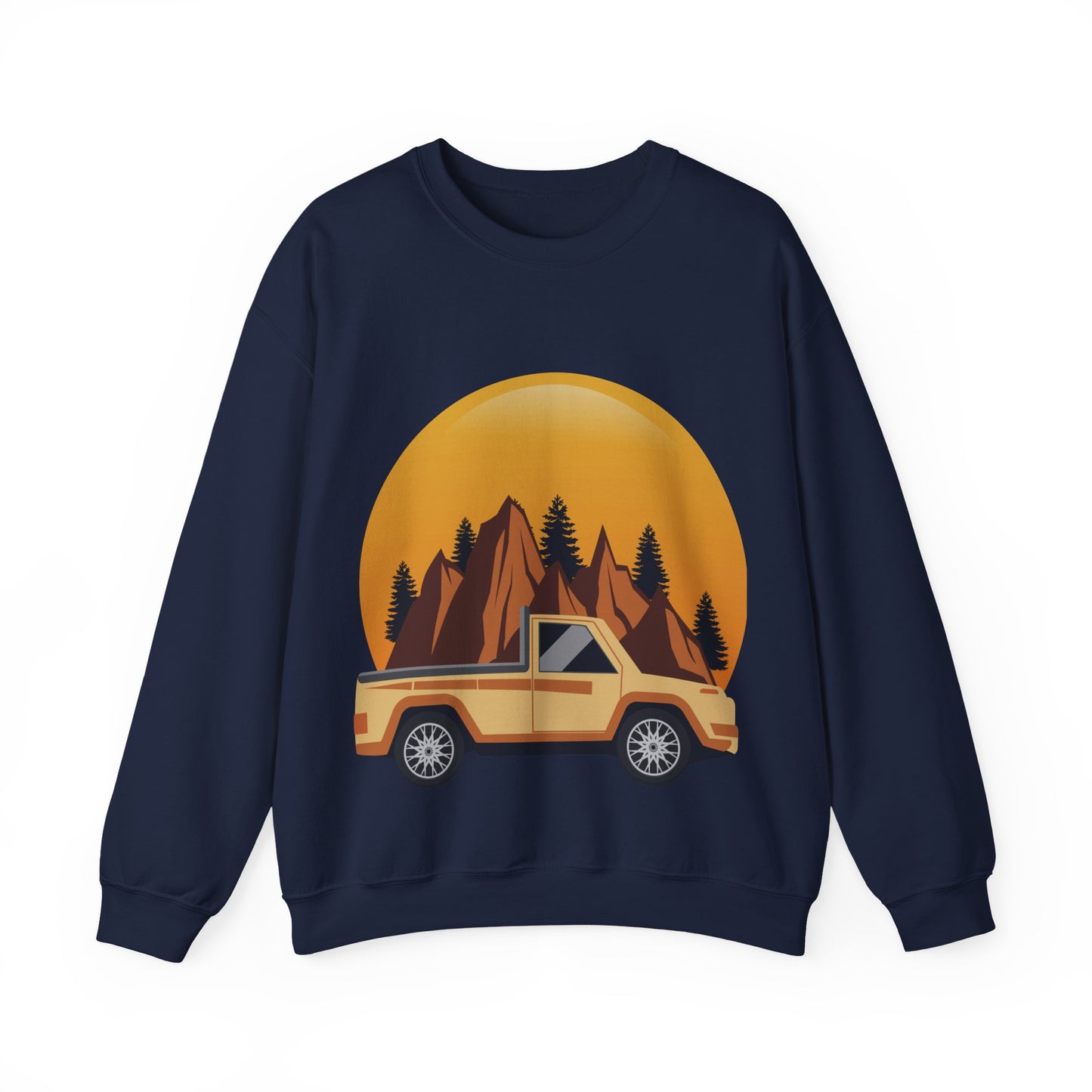 Adventure Truck Graphic Sweatshirt | Cozy Pullover for Outdoor Lovers | True North