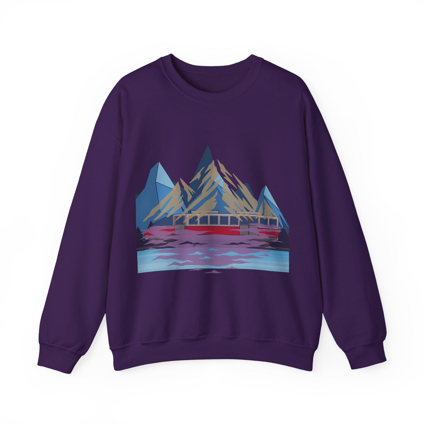 Mountain Reflection Crewneck Sweatshirt | Adventure and Nature Lovers | True North
