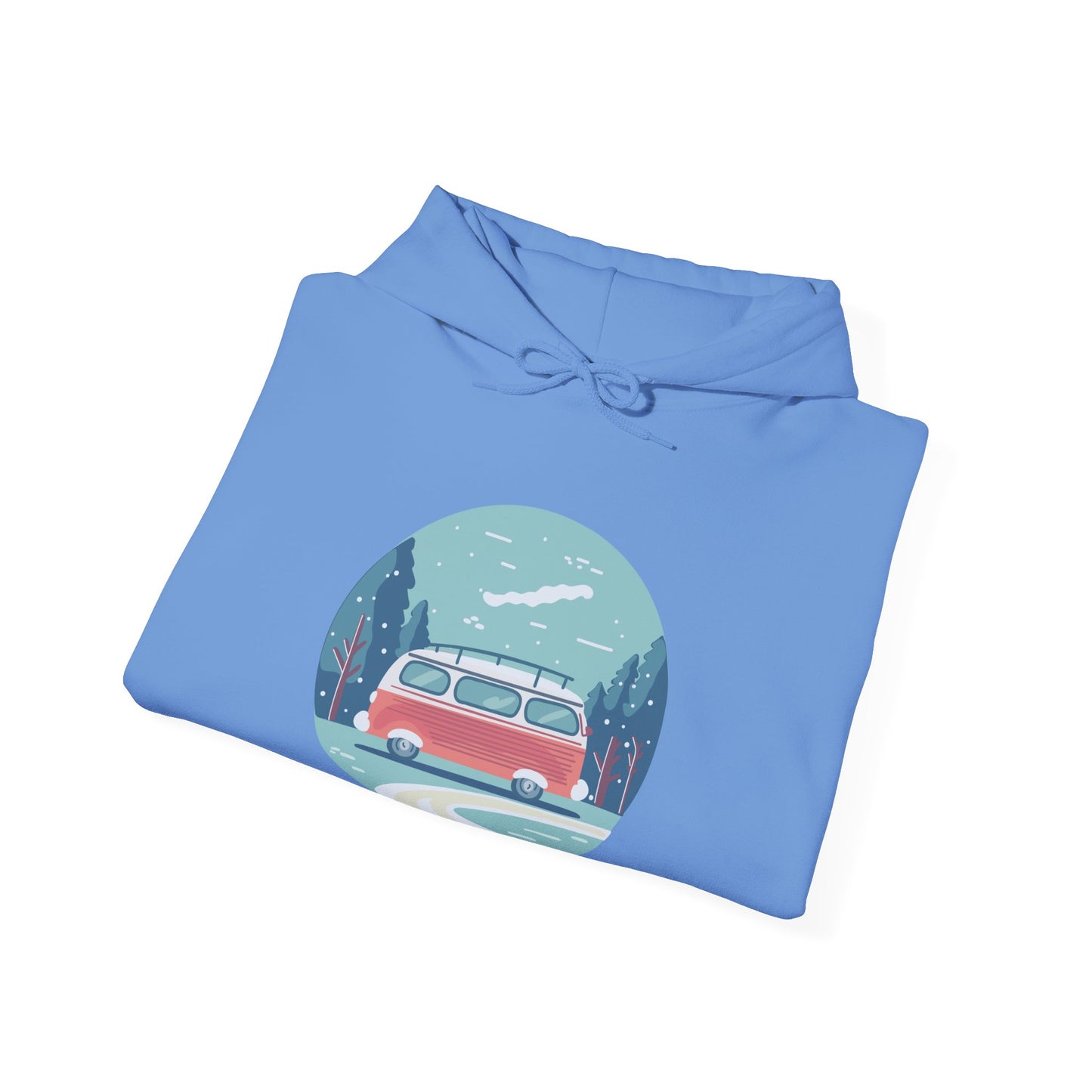 Cozy Retro Van Hoodie | Travel-Inspired, Chill Days | True North