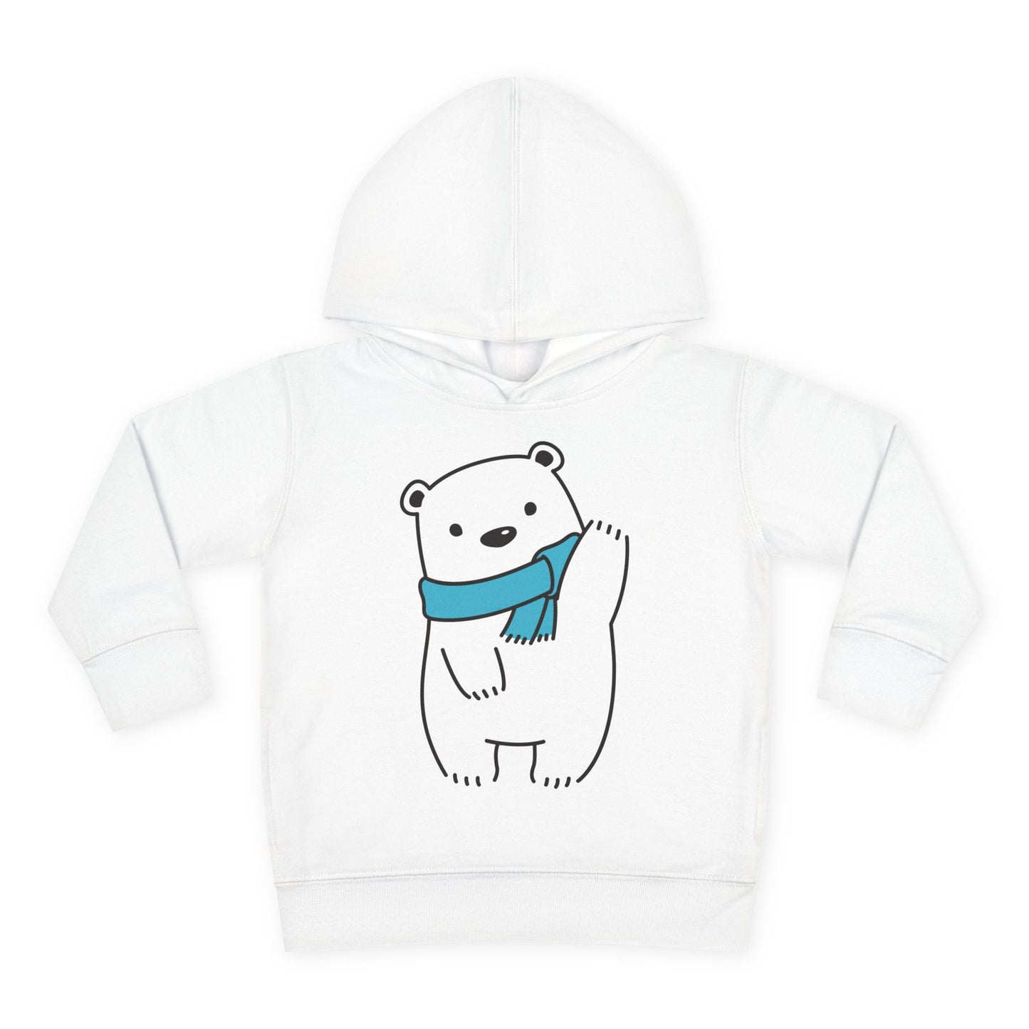 Cute Bear Toddler Hoodie | Fleece Pullover for Kids | True North