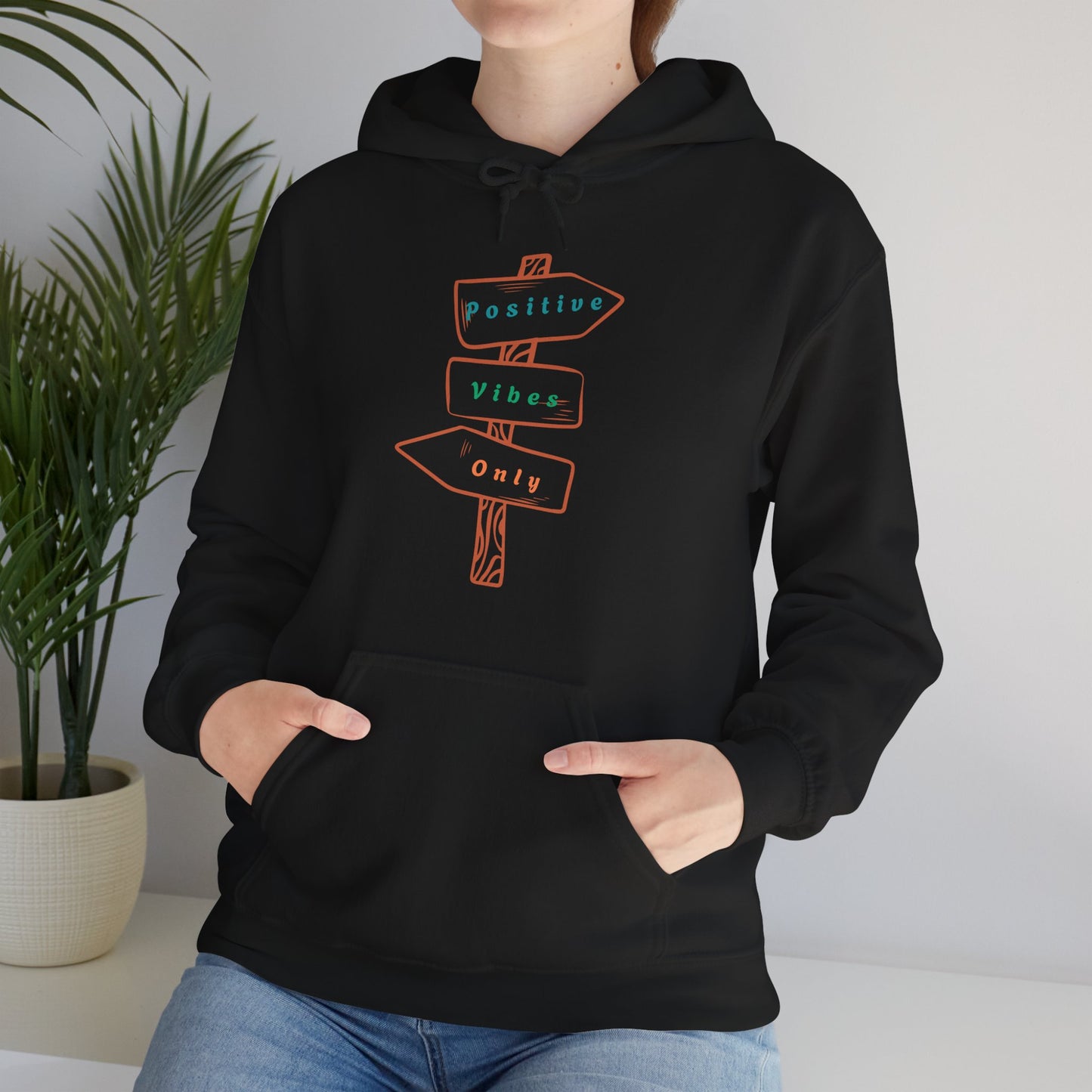 Positive Vibes Hooded Sweatshirt | True North