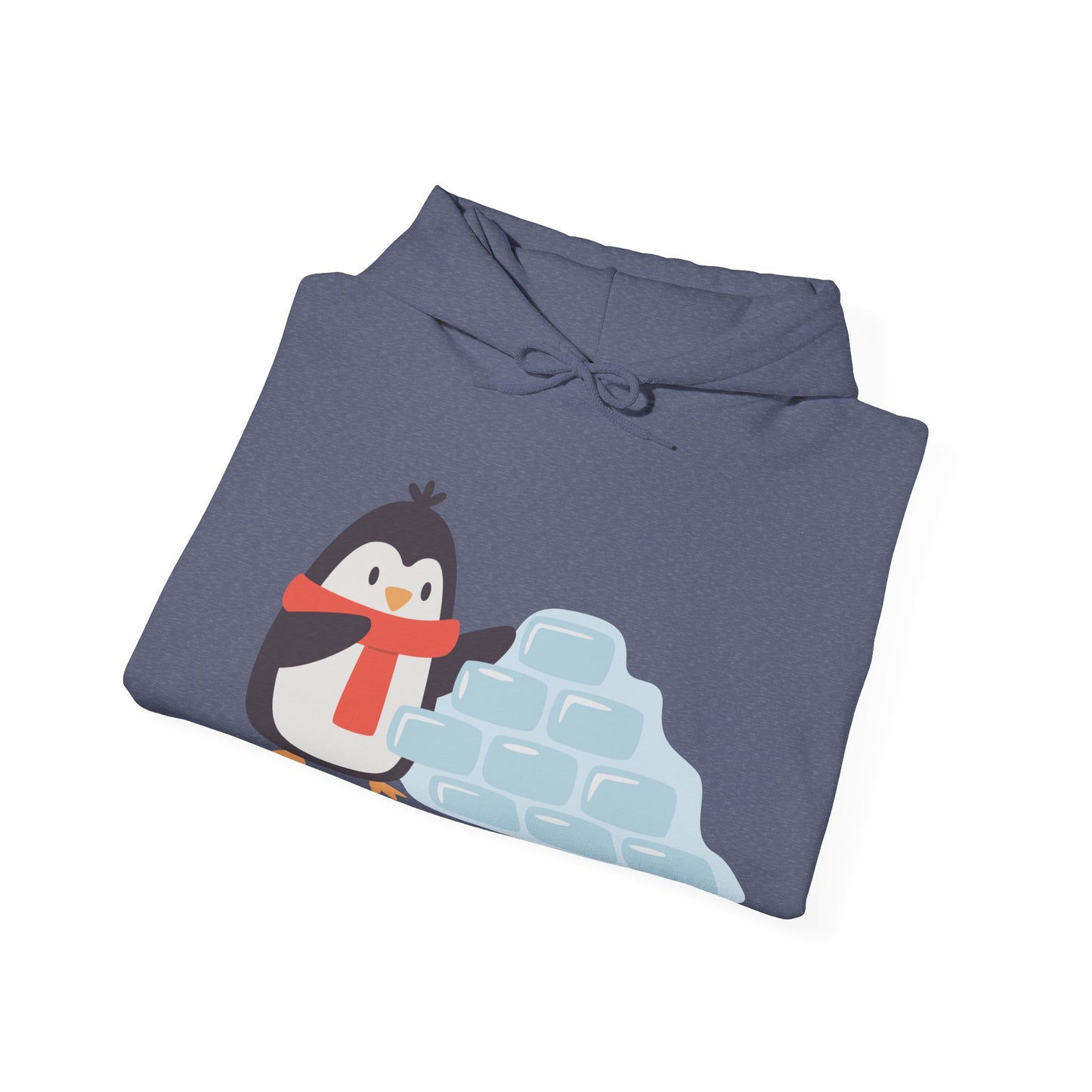 Cozy Penguin Hoodie | Winter Sweatshirt with Cute Holiday Theme | True North