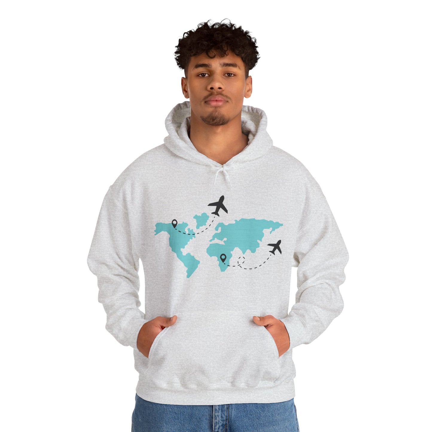 Travel Lover's Map Hoodie | True North