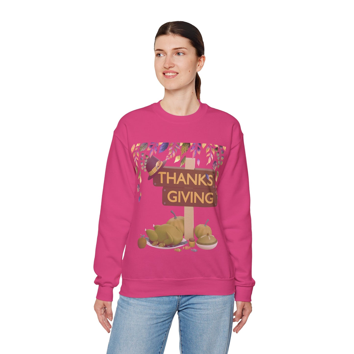 Thanksgiving Vibes Crewneck Sweatshirt | Thanksgiving Sweater | True North
