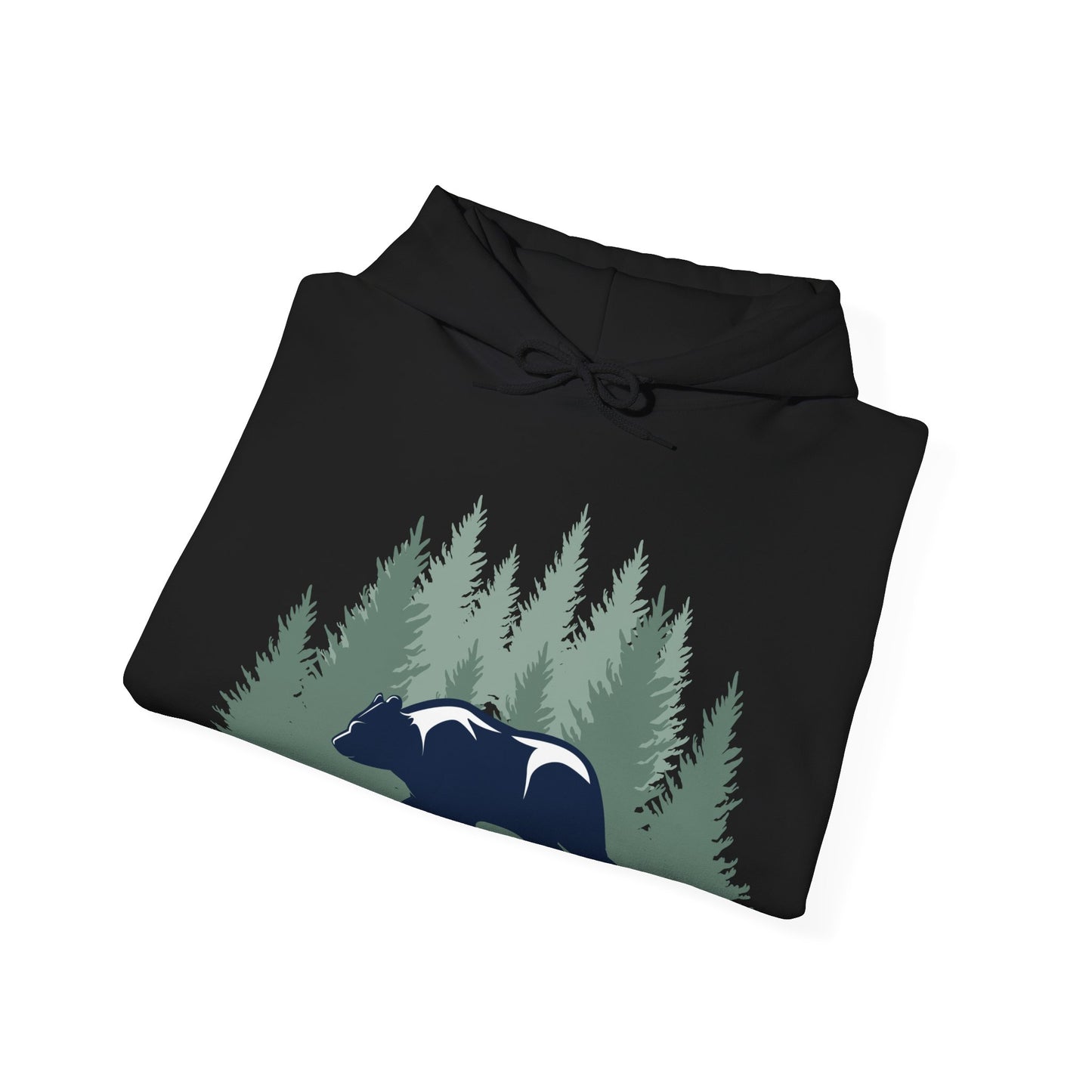 Nature-Inspired Bear Hoodie | Forest Hikes and Nature Lovers | True North