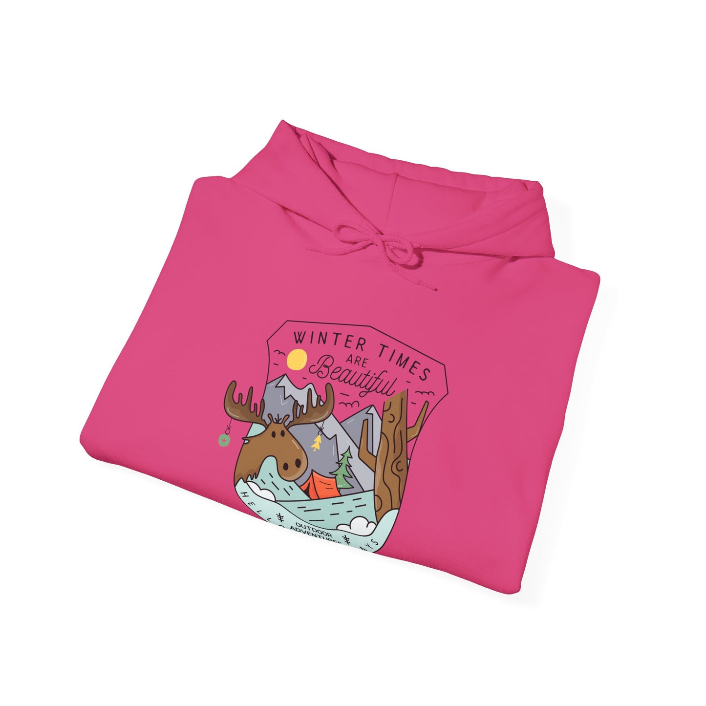 Cozy Outdoor Adventure Hoodie | Winter Activities Sweatshirt | True North