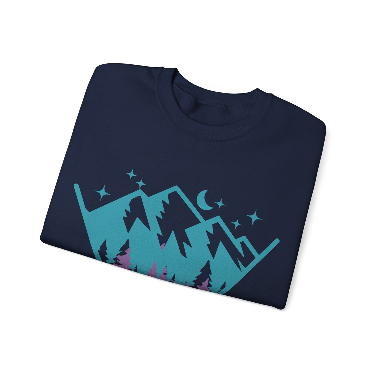 Mountain Adventure Crewneck Sweatshirt | Cozy Outdoor Pullove | True North